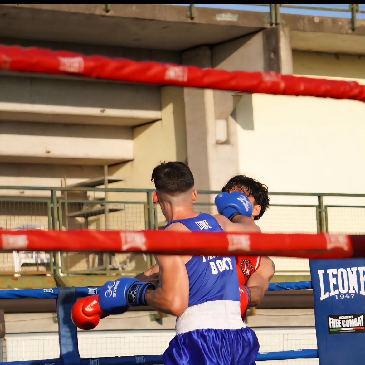 Marcello sul ring in un match molto combattuto, finito in parità